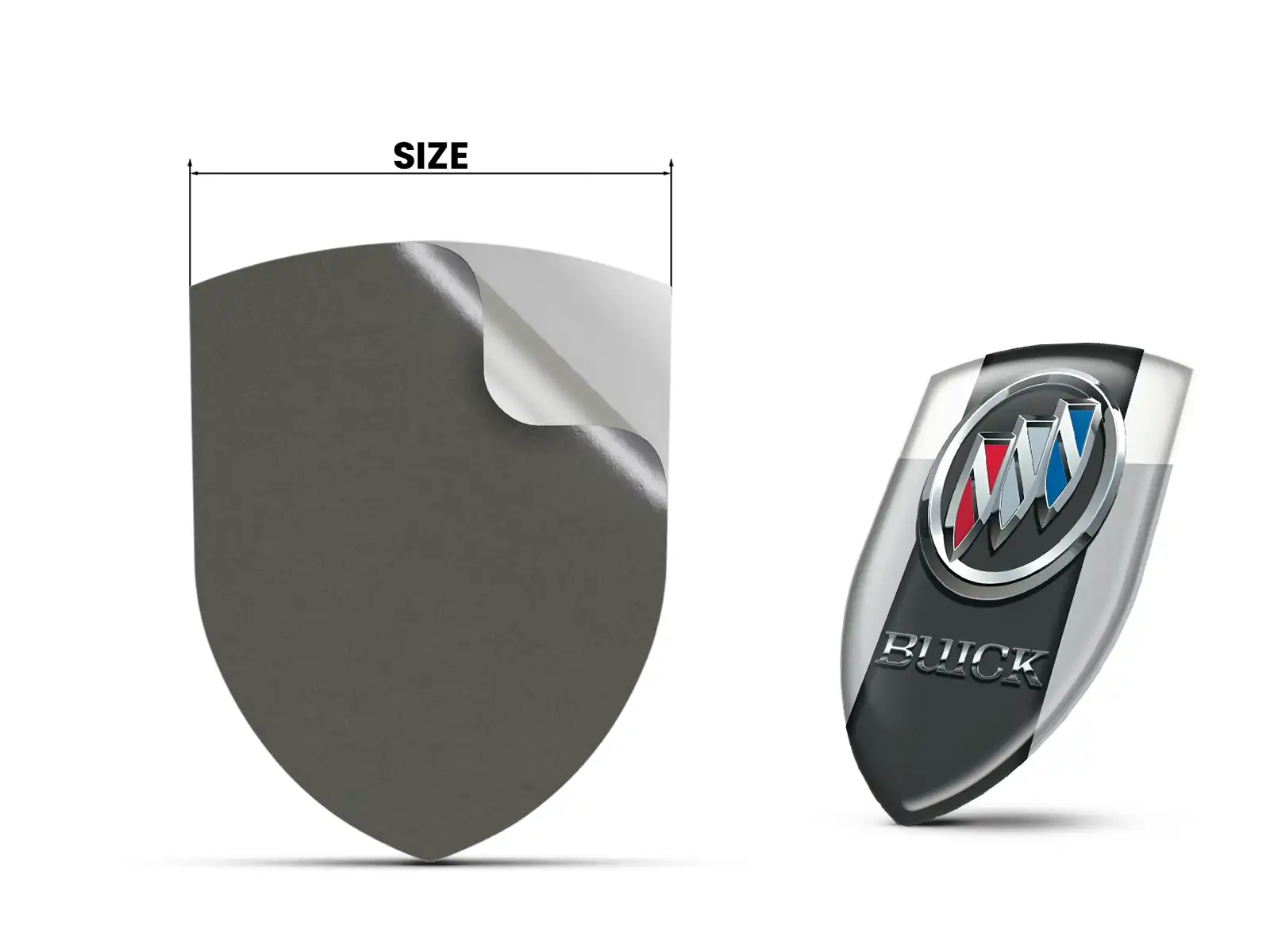 Buick Adesivi Logo Auto Max Durevoli Chic Pro Design